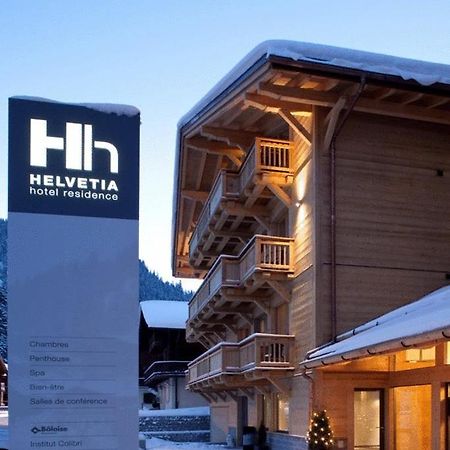 Helvetia Hotel Morgins Exterior foto